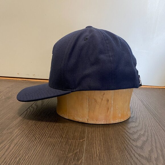 STUSSY WORLD TOUR SNAP BACK HAT PREOWNED NAVY OS - Picture 4 of 11